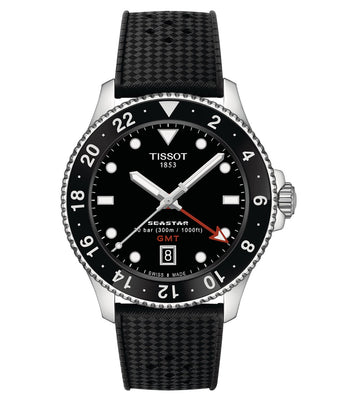 Tissot T1208521705100 T-Sport Seastar 1000 Quartz GMT Watch for Men