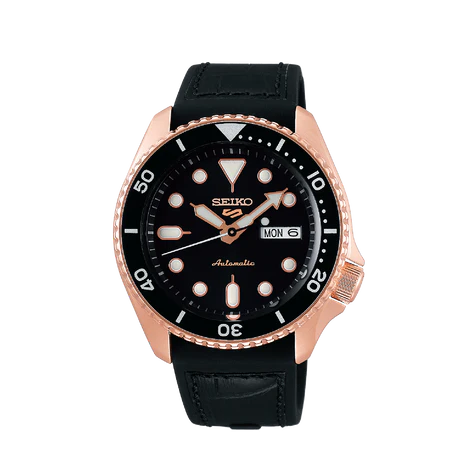 Seiko Black Dial Automatic Men'S Watch Srpd76K1