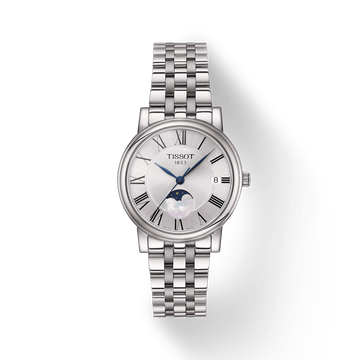 T122.223.11.033.00 TISSOT CARSON PREMIUM LADY MOONPHASE - Kamal Watch Company