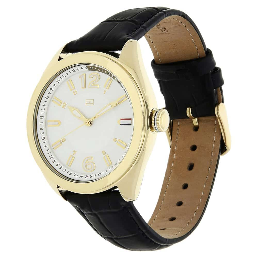 White Dial Black Leather Strap Watch TH1781368J - Kamal Watch Company