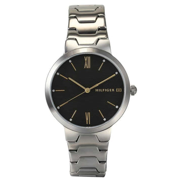 Tommy Hilfiger Womens Black Dial Stainless Steel Analogue Watch - TH1781958 - Kamal Watch Company