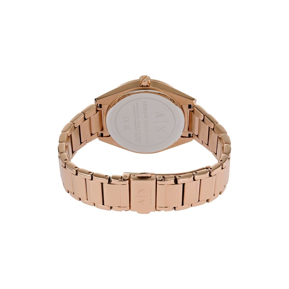 Armani exchange Women Round Rose gold Watches - Kamal Watch Company