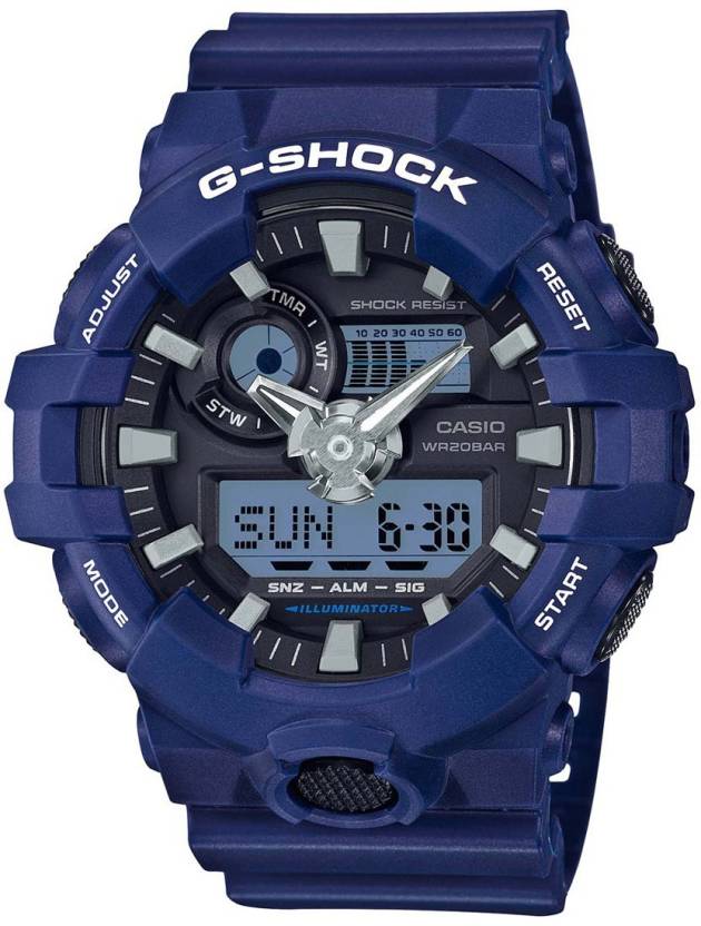 Casio Mens G-Shock GA-700-2ADR (G741) G-Shock Analog-Digital Watch