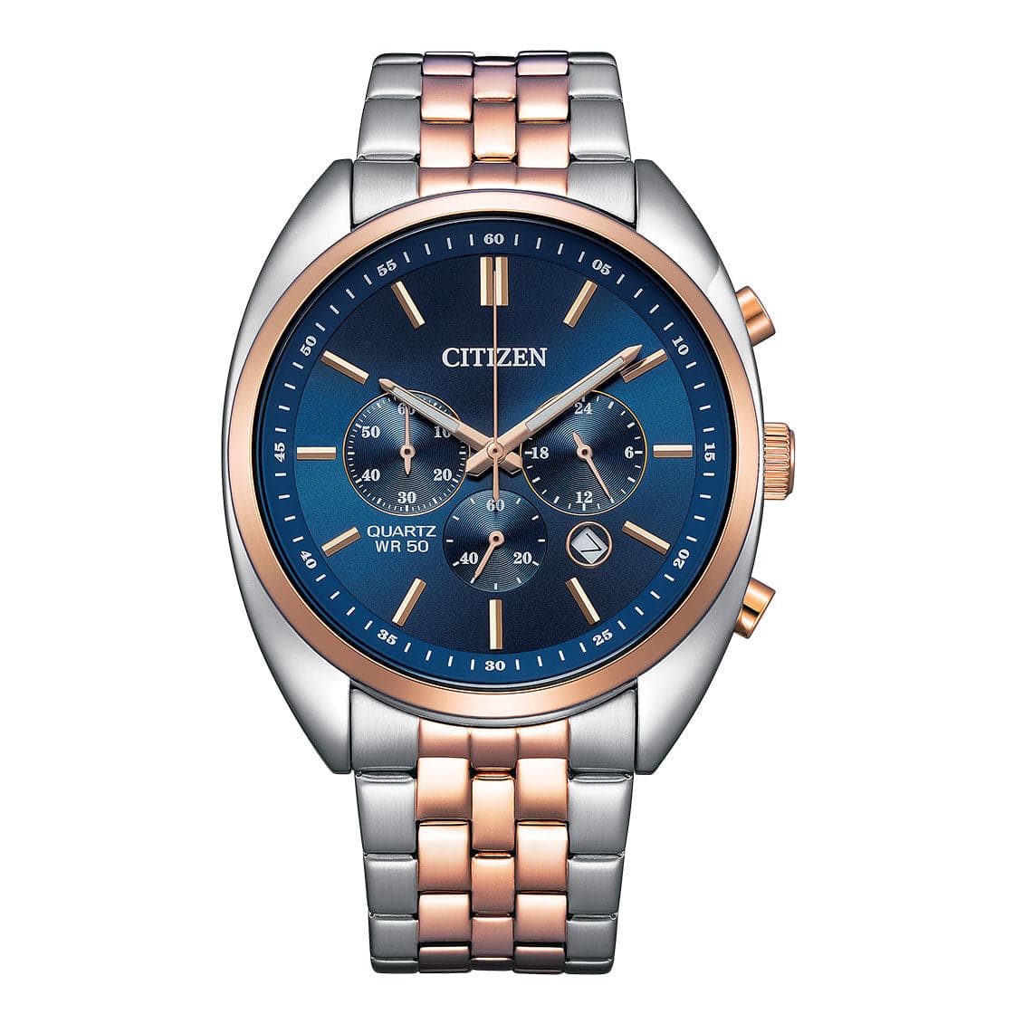 CITIZEN QUARTZ GENTS WATCH BLUE DIAL - AN8216-50L - Kamal Watch Company