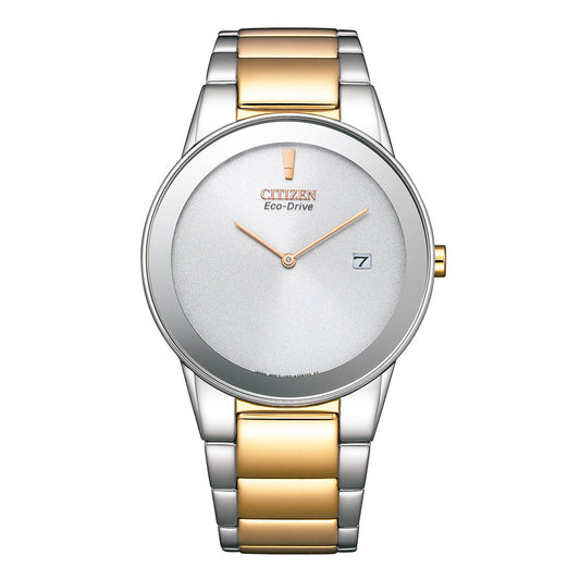 CITIZEN ECO-DRIVE GENTS WATCH WHITE DIAL - AU1064-85A - Kamal Watch Company