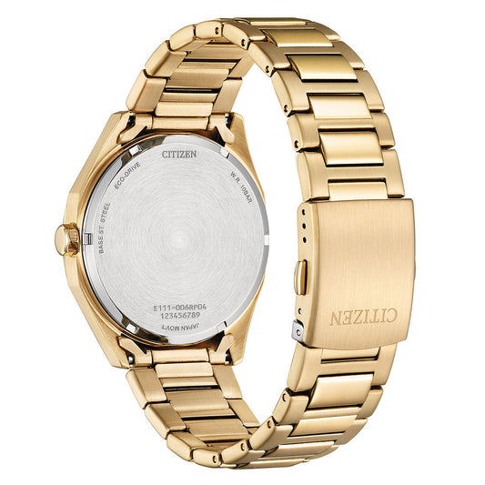 CITIZEN ECO-DRIVE GENTS WATCH CHAMPAGNE DIAL - BM7603-82P