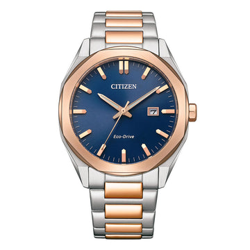 CITIZEN ECO-DRIVE GENTS WATCH DARK BLUE DIAL - BM7606-84L