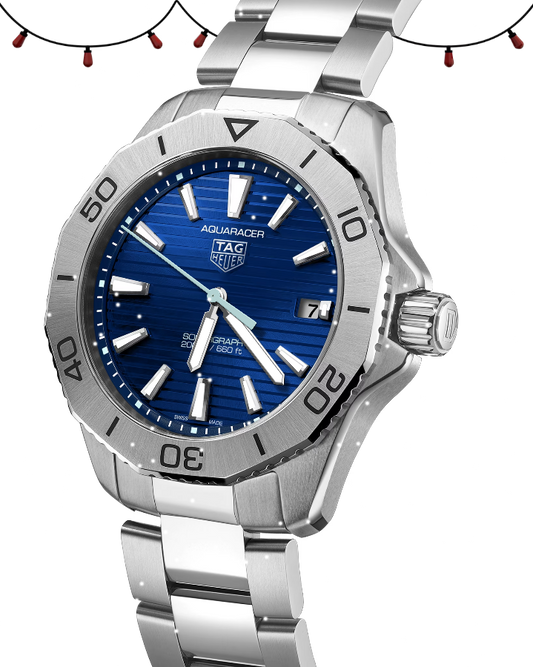 TAG HEUER AQUARACER PROFESSIONAL 200 SOLARGRAPH  Quartz Watch, 40 mm, Steel WBP1113.BA0000