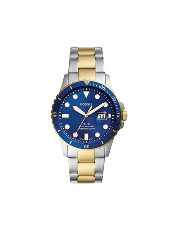 FB-01 Three-Hand Date Two-Tone Stainless Steel Watch