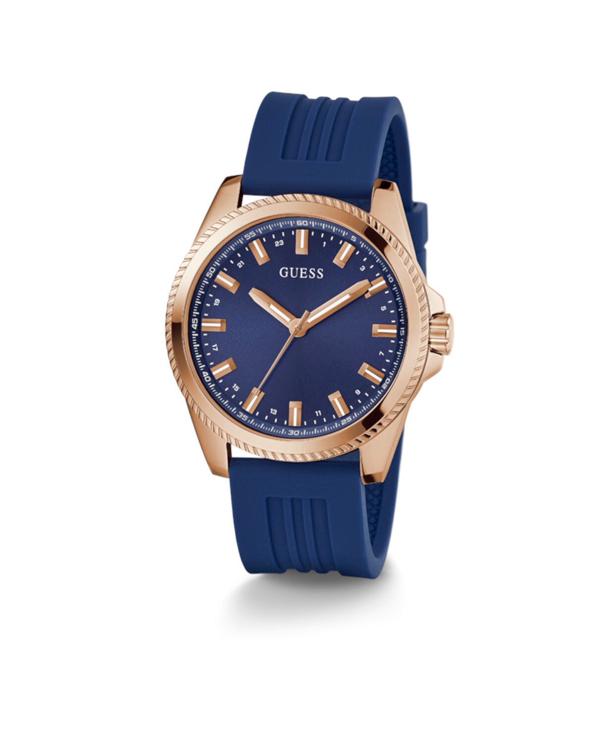 Guess watch blue strap hot sale