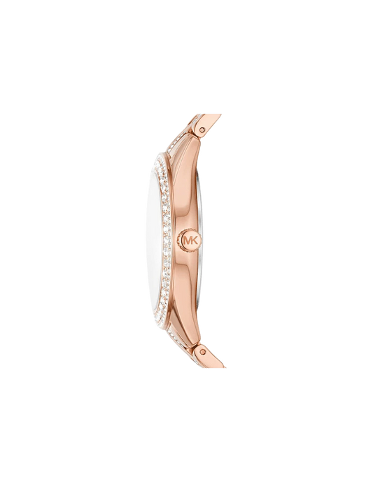 MICHAEL KORS Harlowe Pavé Rose Gold-Tone Watch Style# MK4710 - Kamal Watch Company