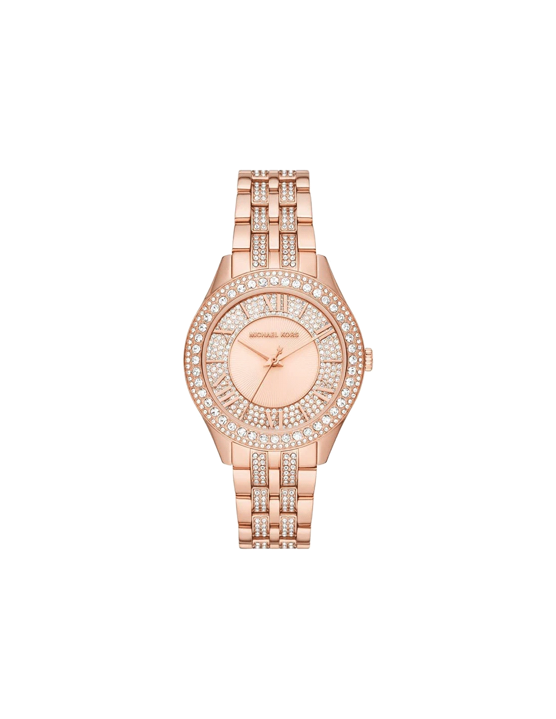 MICHAEL KORS Harlowe Pavé Rose Gold-Tone Watch Style# MK4710 - Kamal Watch Company