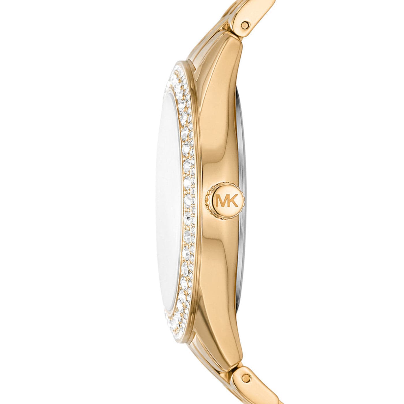 Michael Kors Harlowe 38 mm Gold Dial Stainless Steel Analog Watch for Women - MK4709I - Kamal Watch Company