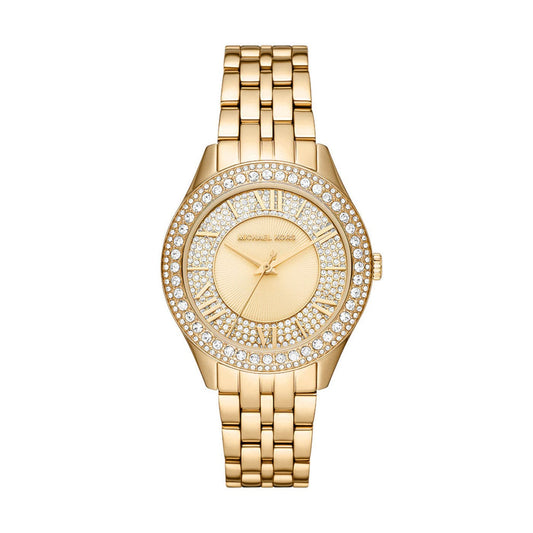 Michael Kors Harlowe 38 mm Gold Dial Stainless Steel Analog Watch for Women - MK4709I - Kamal Watch Company