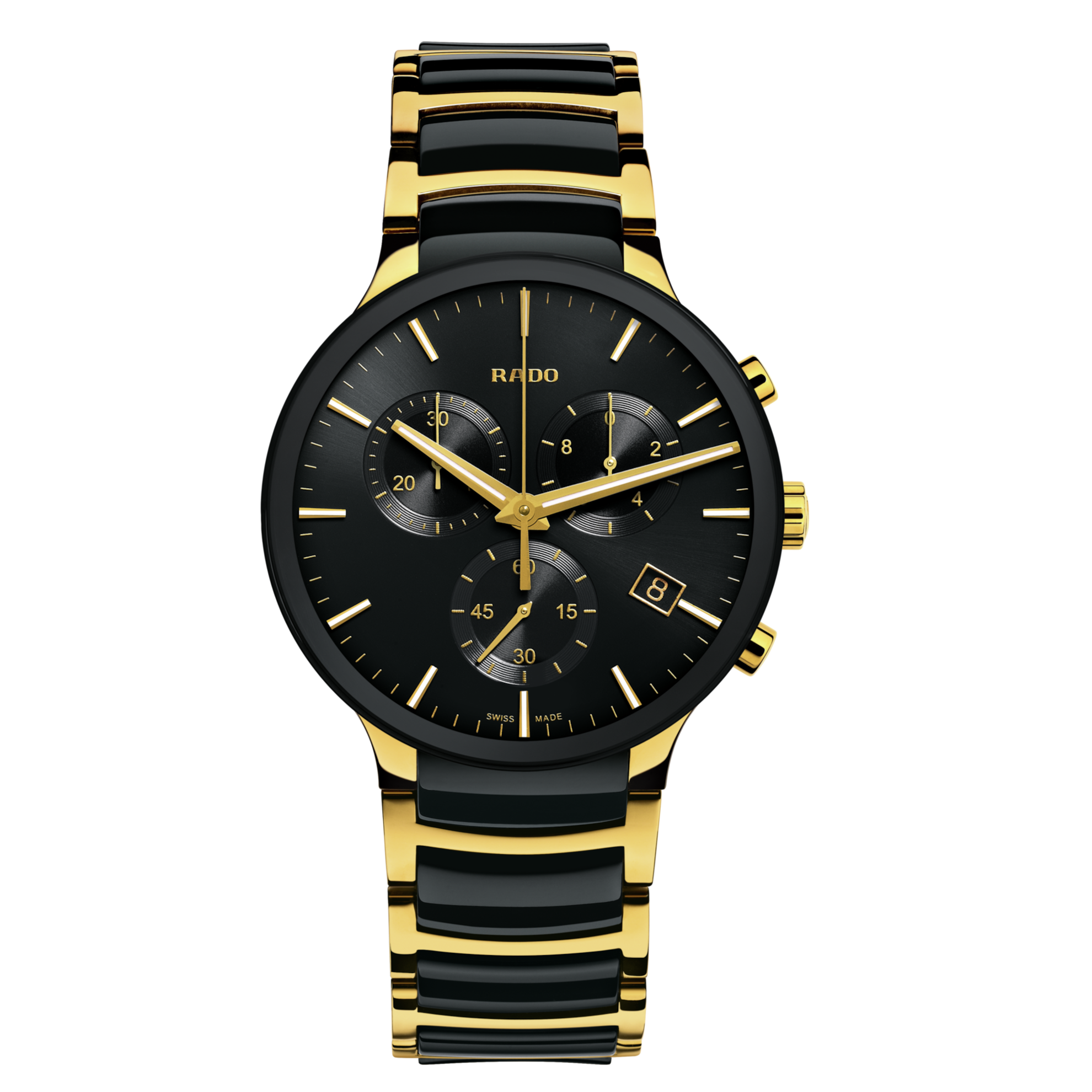 Rado Centrix Black Dial R30134162 Watch for Men