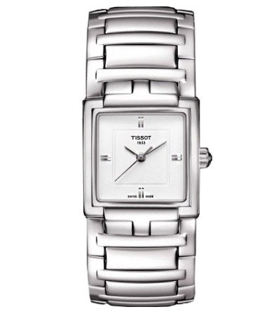 Tissot Lovely Square T0513101103100 analog watch for women