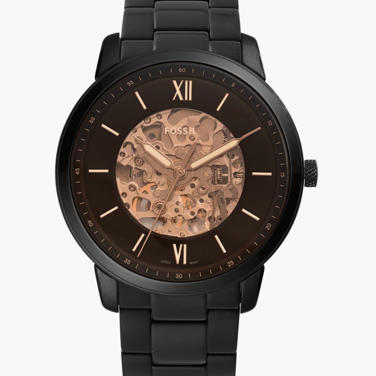 Fossil automatic black watch new arrivals