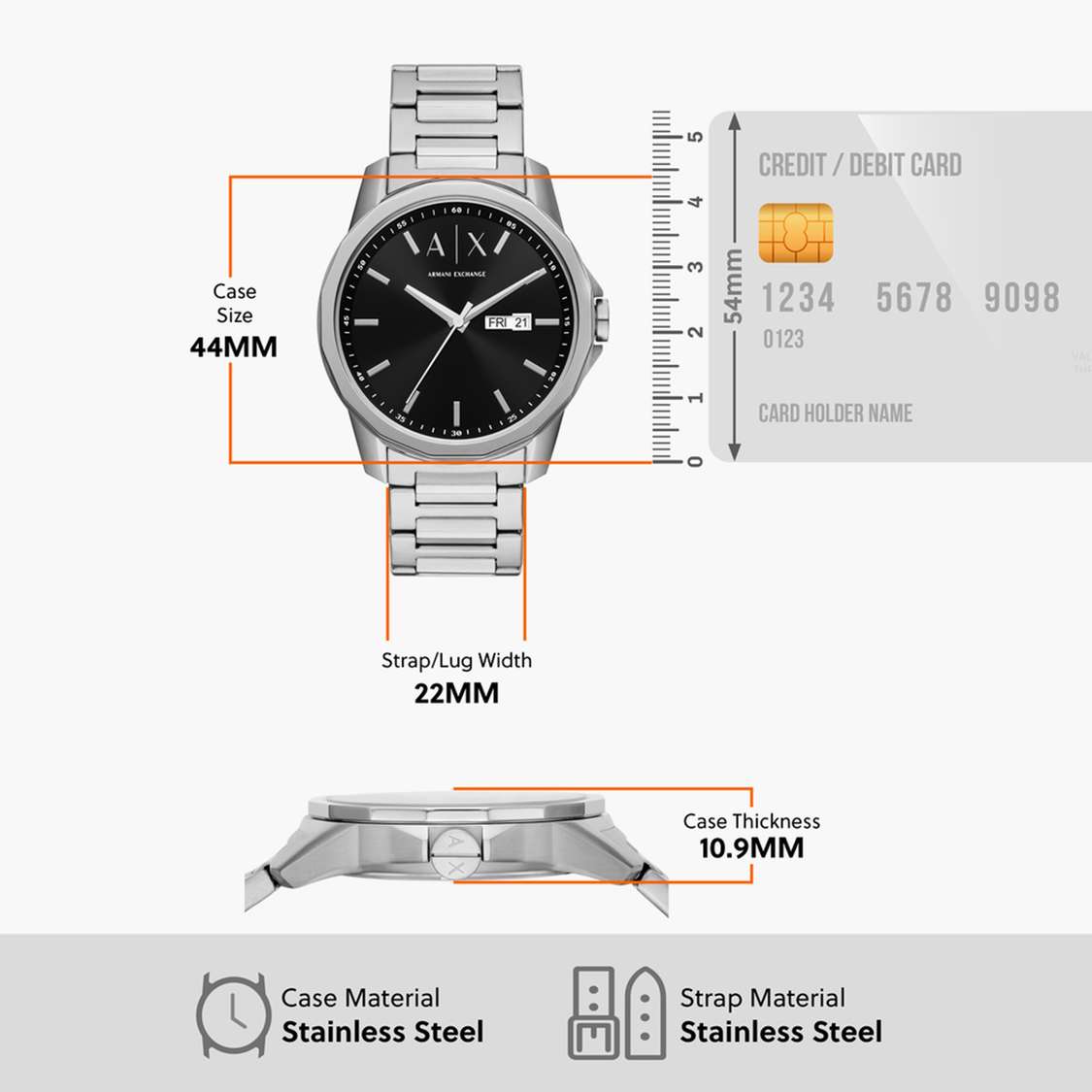 ARMANI EXCHANGE Men Analog Watch- AX1733I - Kamal Watch Company