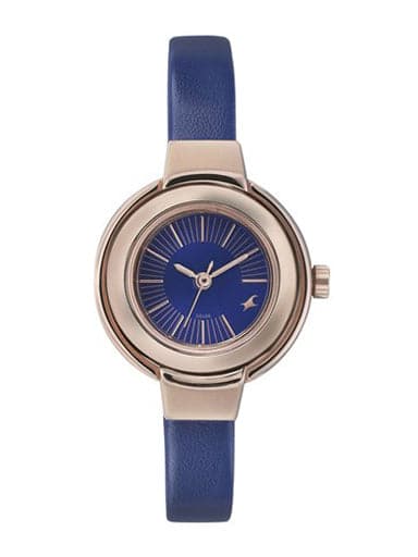 Fastrack Blue/Blue Analogue Watch For Women