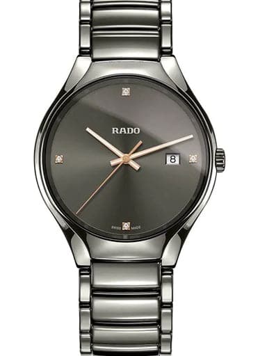 Rado True Grey Dial Diamond Watch for Men - Kamal Watch Company