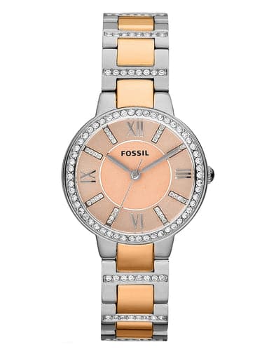 Fossil Virginia Two-Tone Stainless Steel Watch