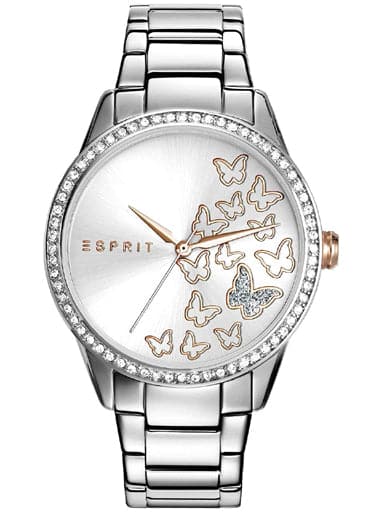 Esprit Silver Dial Stainless Steel Strap Women'S Watch Es109082005