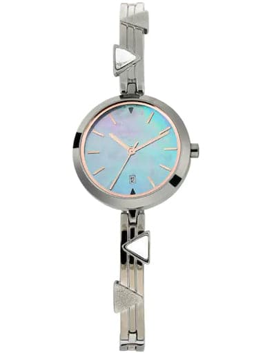 Titan Raga Viva Mother Of Pearl Dial Metal Strap Women'S Watch 2606Qm01