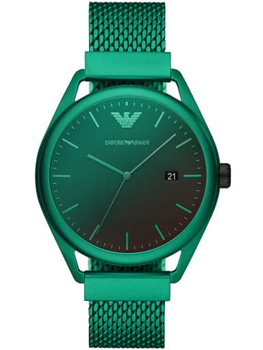Emporio Armani Matteo Green Aluminum Watch - Kamal Watch Company