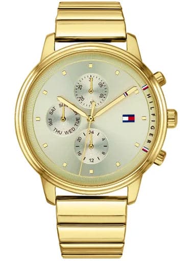 Tommy Hilfiger Gold Dial Analog Watch For Women