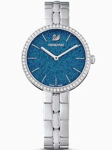 Swarovski Cosmopolitan Watch, Metal Bracelet, Blue Dial