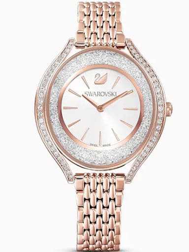 Swarovski Crystalline Aura Watch, Metal Bracelet, Rose Gold Tone, Rose-Gold Tone Pvd