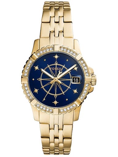 Fb-01 Three-Hand Date Gold-Tone Stainless Steel Watch