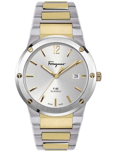 SELVATORE FERRAGAMO SFDT01420 F-80 Classic Swiss Made Watch for Men - Kamal Watch Company