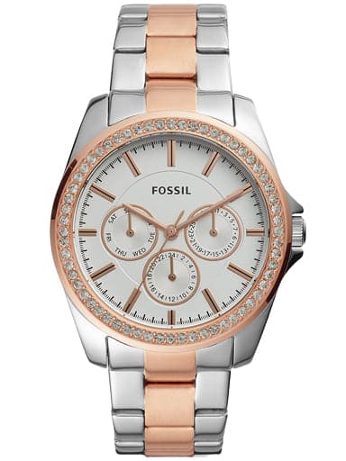 Fossil Janice Multifunction Two-Tone Stainless Steel Watch - Kamal Watch Company