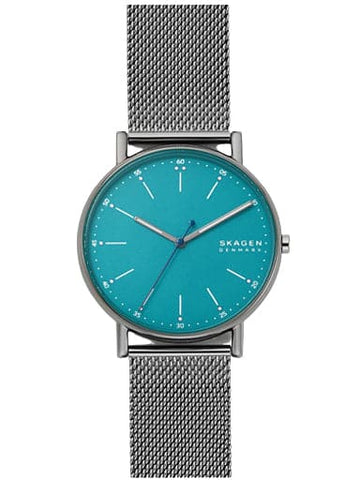 Skagen Signatur Three-Hand Gunmetal-Tone Steel Mesh Watch SKW6743I - Kamal Watch Company