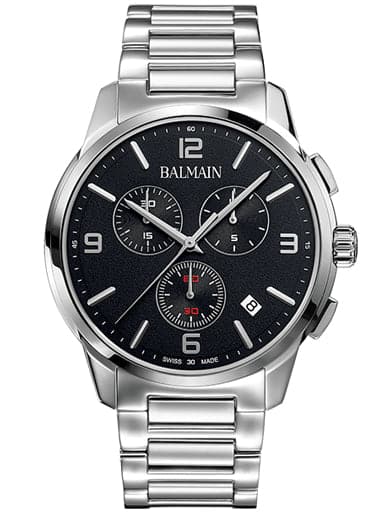 Balmain Madrigal Chrono Gent Black Dial Watch - Kamal Watch Company