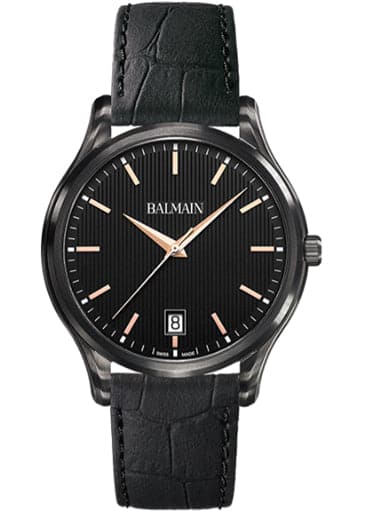 Balmain Beleganza Black Dial Men Watch - Kamal Watch Company