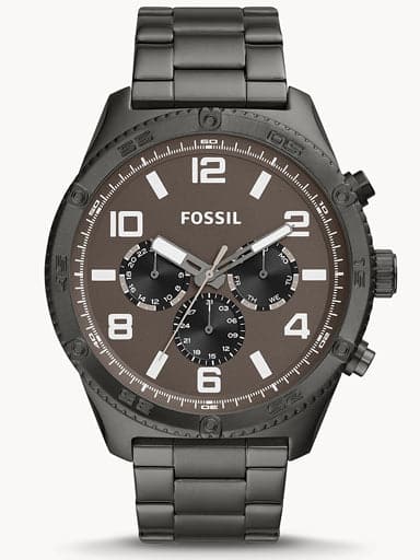 Fossil Brox Multifunction Smoke Stainless Steel Watch