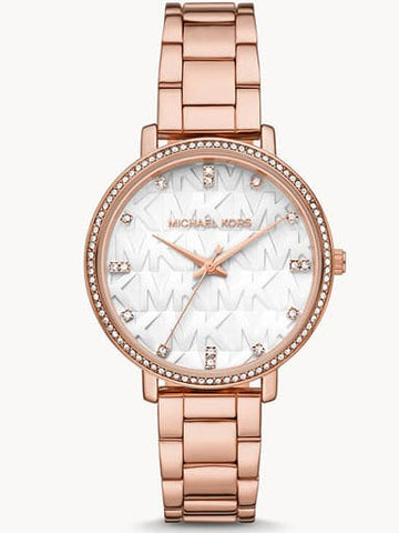 MICHAEL KORS Pyper Quartz Crystal White Dial Ladies Watch MK4594 - Kamal Watch Company