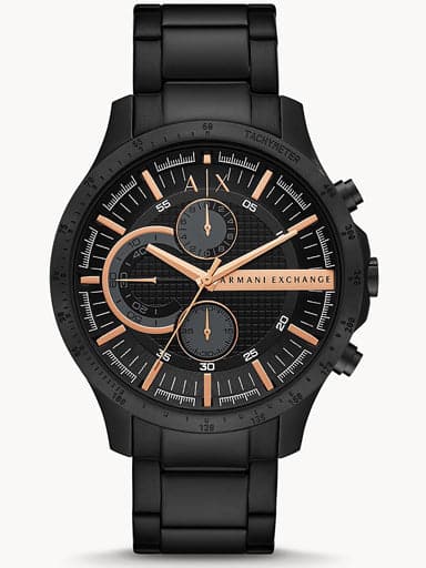 Armani Exchange Chronograph Black Stainless Steel Watch AX2429 - Kamal Watch Company