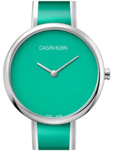 CALVIN KLEIN Seduce Quartz Turquoise Dial K4E2N11L - Kamal Watch Company