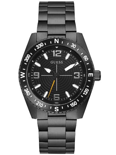 Black Case Black Stainless Steel Watch Gw0327G2