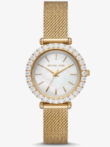 Michael Kors Darci Three-Hand Gold-Tone Stainless Steel Watc Mk4629I