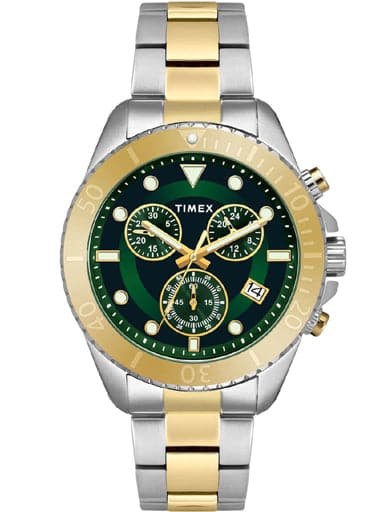 TIMEX MENS GREEN DIAL WATCH TWEG20104 - Kamal Watch Company