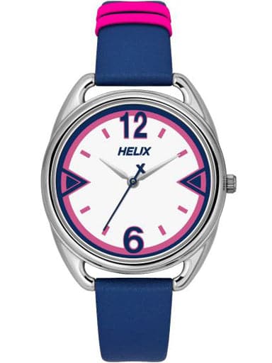 Helix Trendy Leather Strap Watch Tw043Hl07