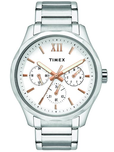 Timex Analog White Dial Men'S Watch Tw0Tg7602