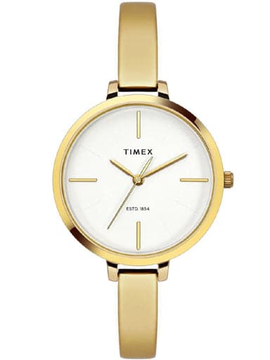 TIMEX WOMEN'S SILVER DIAL WATCH TWEL12820 - Kamal Watch Company