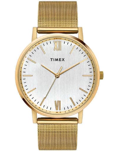 TIMEX MODERN GOLD PLATED WATCH WITH MESH BRACELET TW0TG8010 - Kamal Watch Company