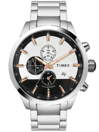 Timex Mens Silver Dial Watch Tweg19400