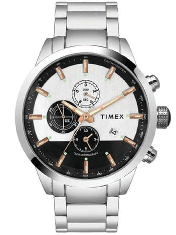 TIMEX MENS SILVER DIAL WATCH TWEG19400 - Kamal Watch Company